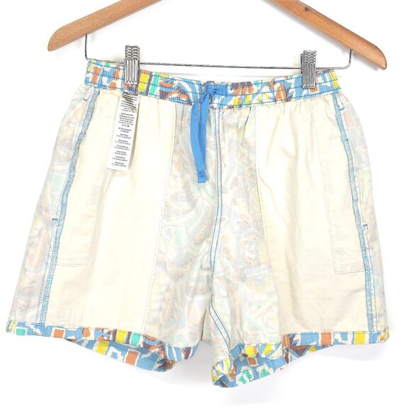 Patagonia Women's Funhoggers Shorts Thriving Planet Lago Blue  XS - Picture 7 of 12